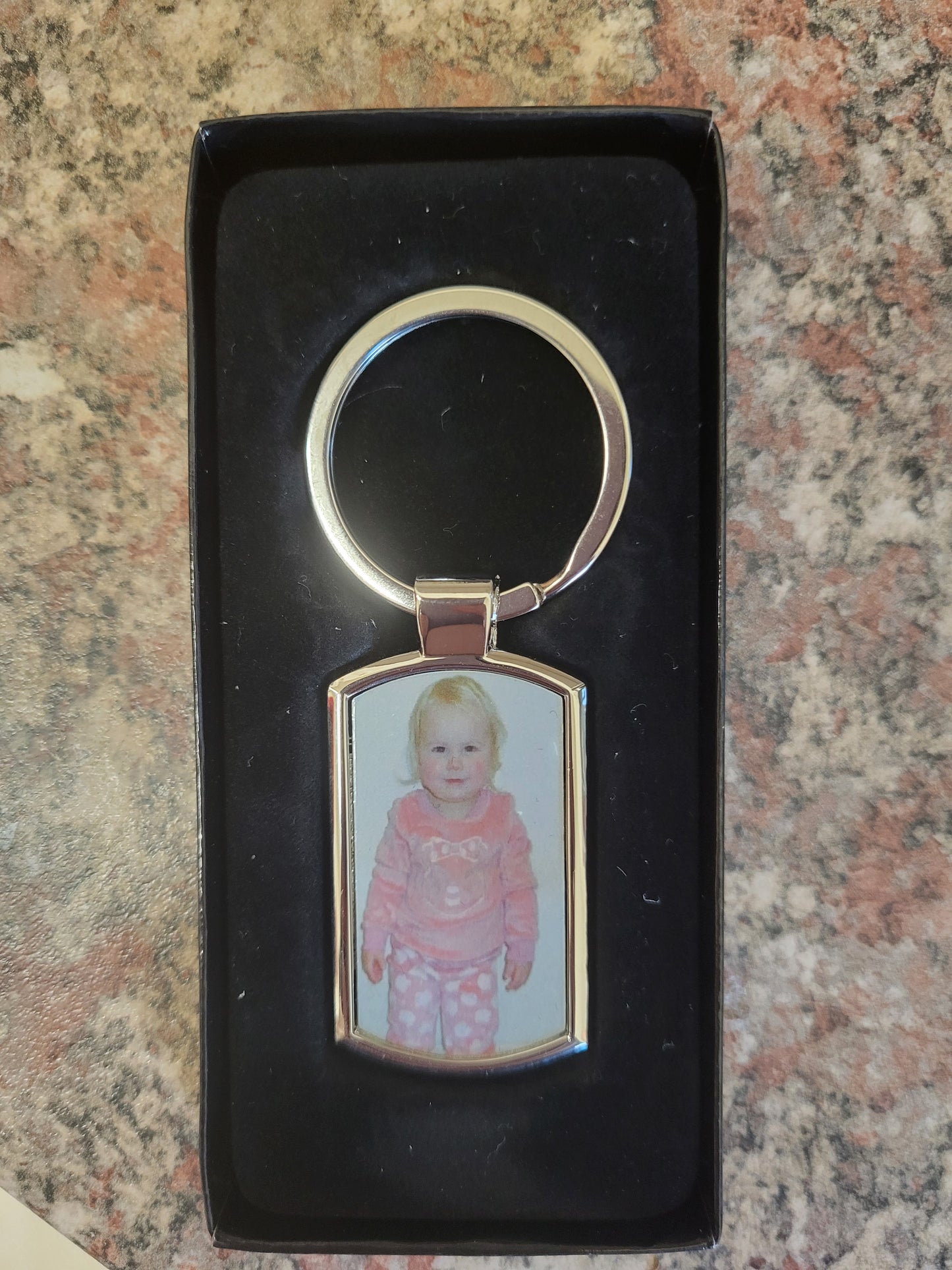 Photo Keyring Chrome finish