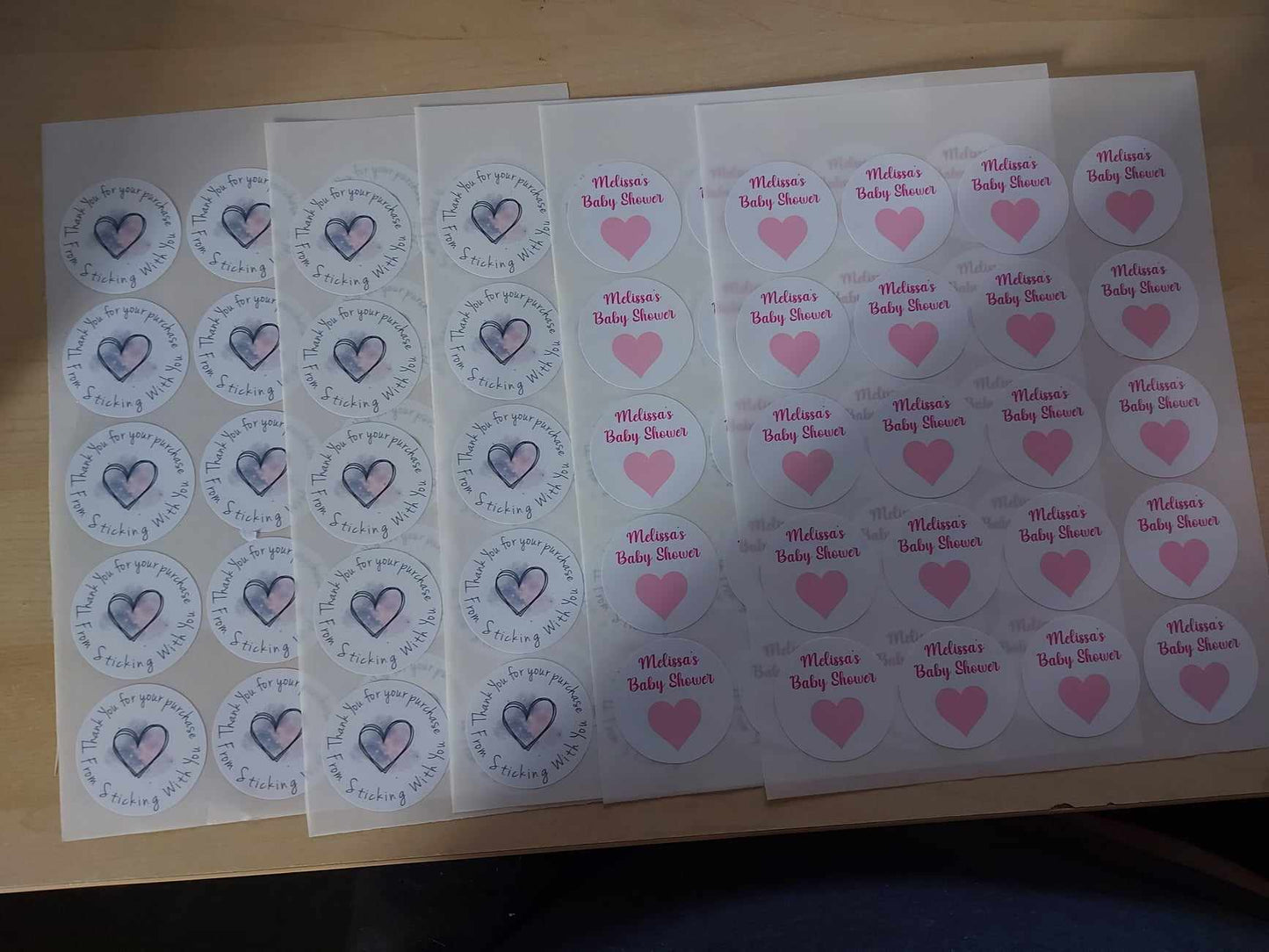 Personalised Sweet Cone stickers