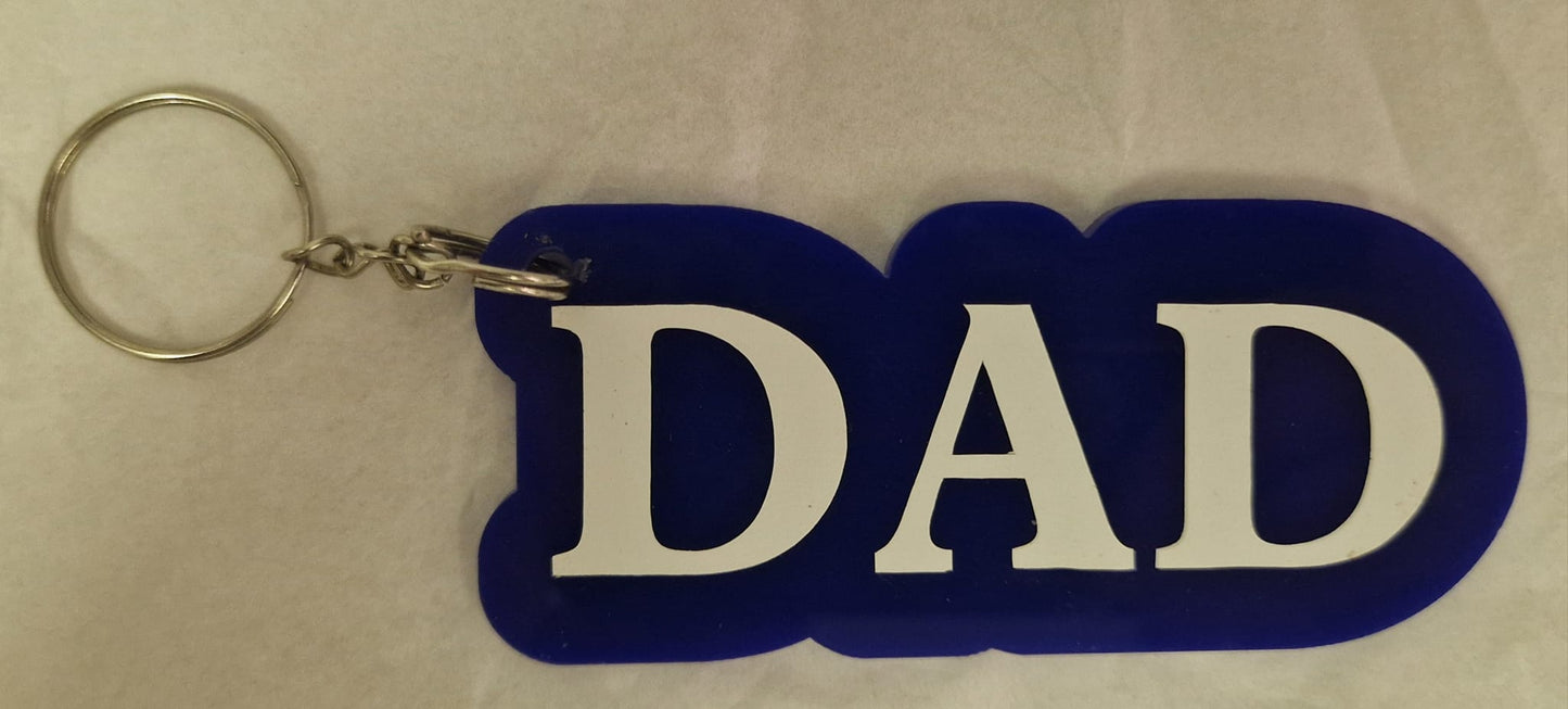 Dad, Daddy & Grandad keyring