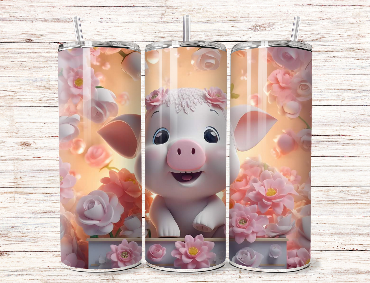 20oz Pigs tumbler