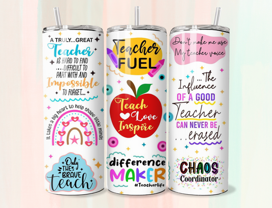 20oz Teacher Tumbler