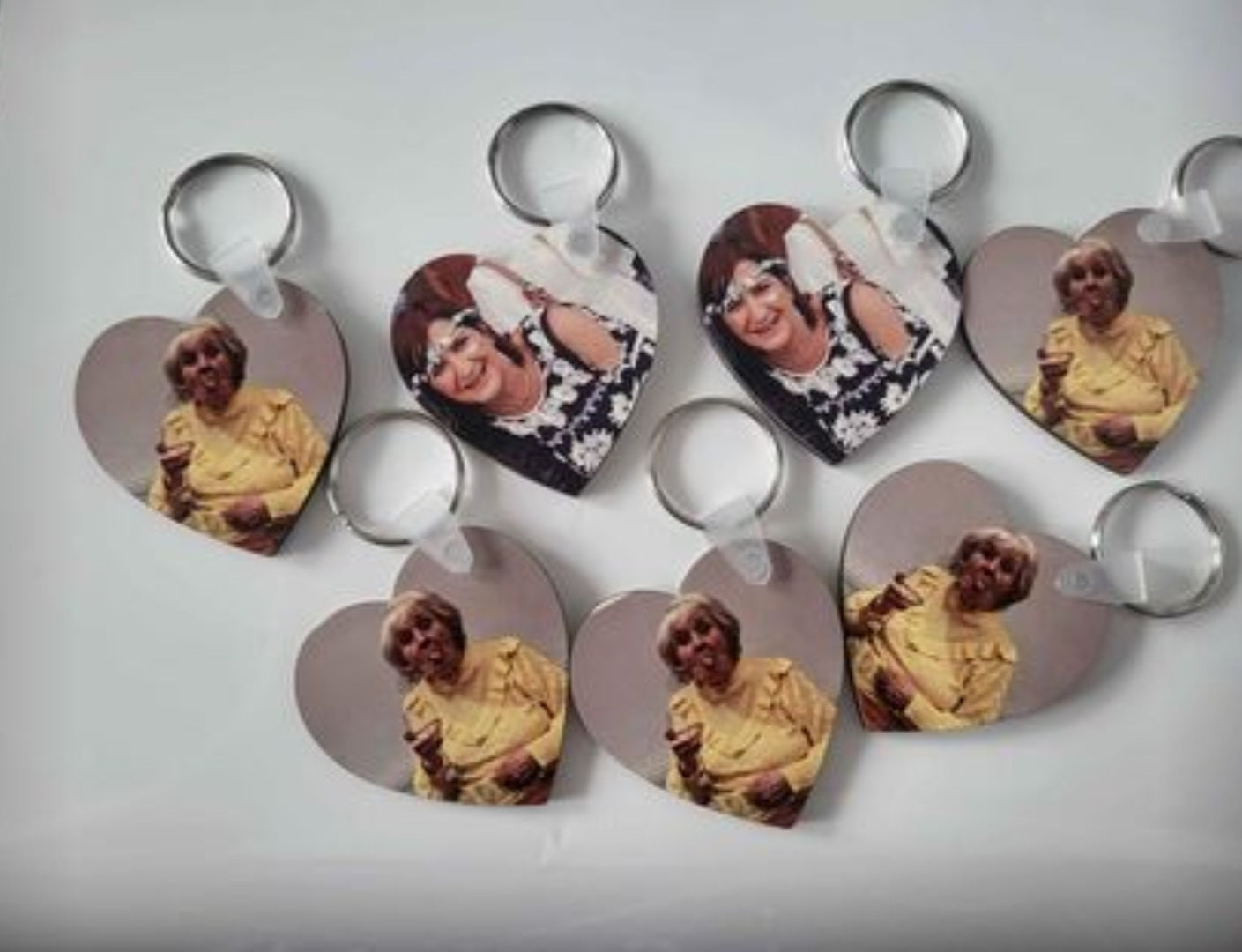 Heart Photo Keyring